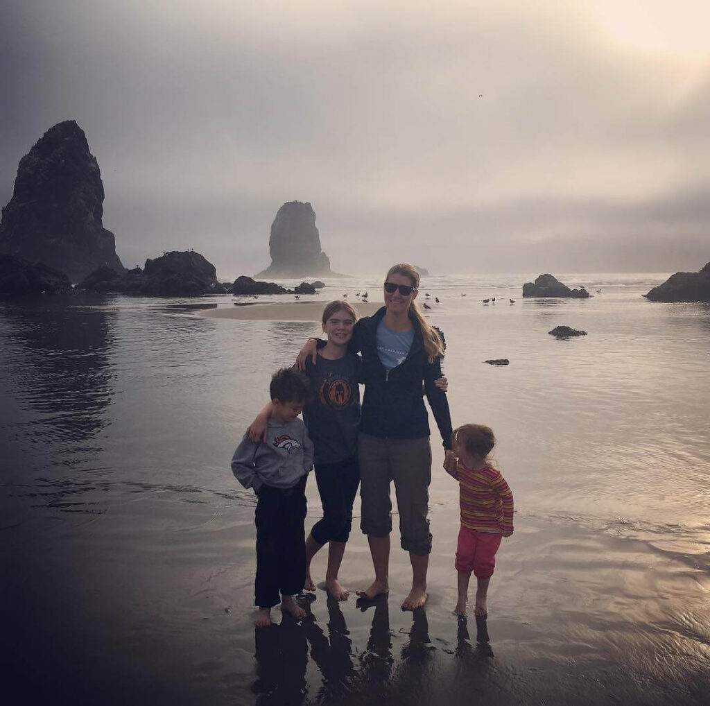 Cannon Beach with family