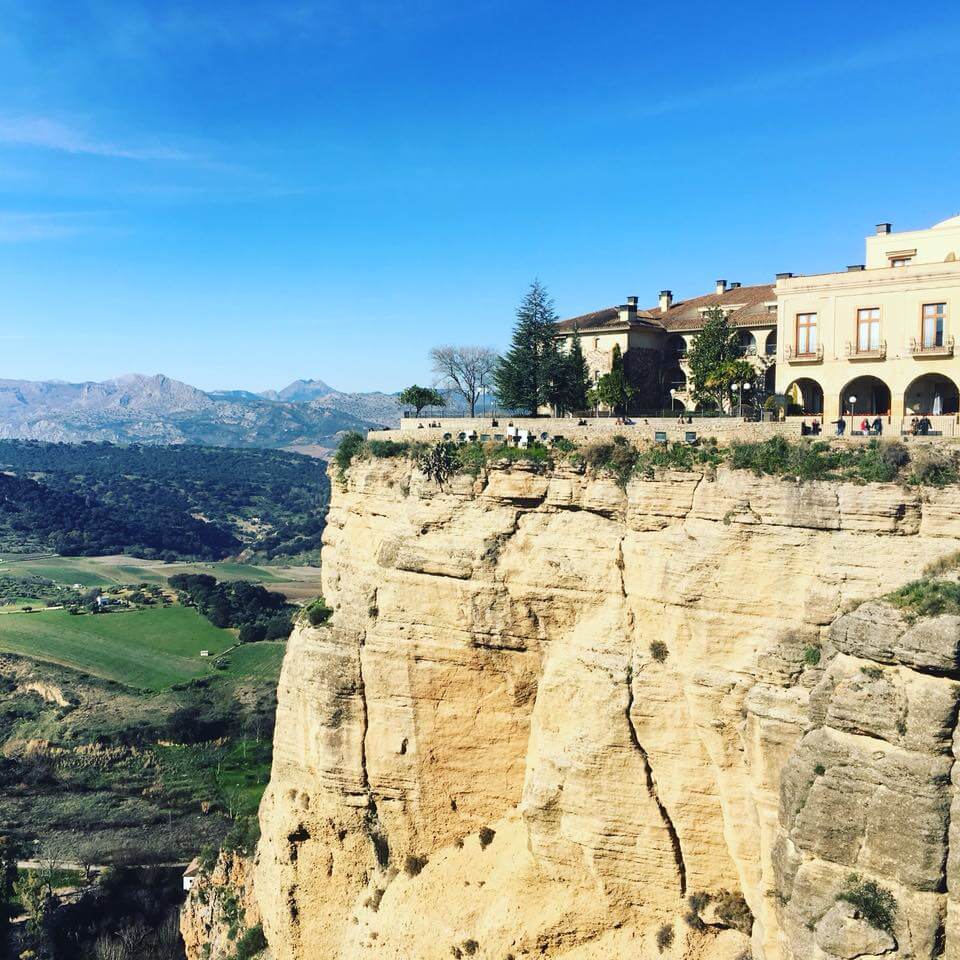 Ronda Spain, city edge
