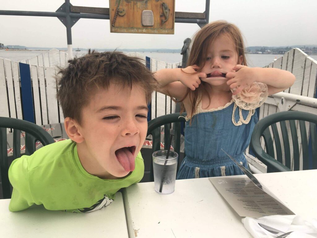 Kids at Dinghy Dock Pub
