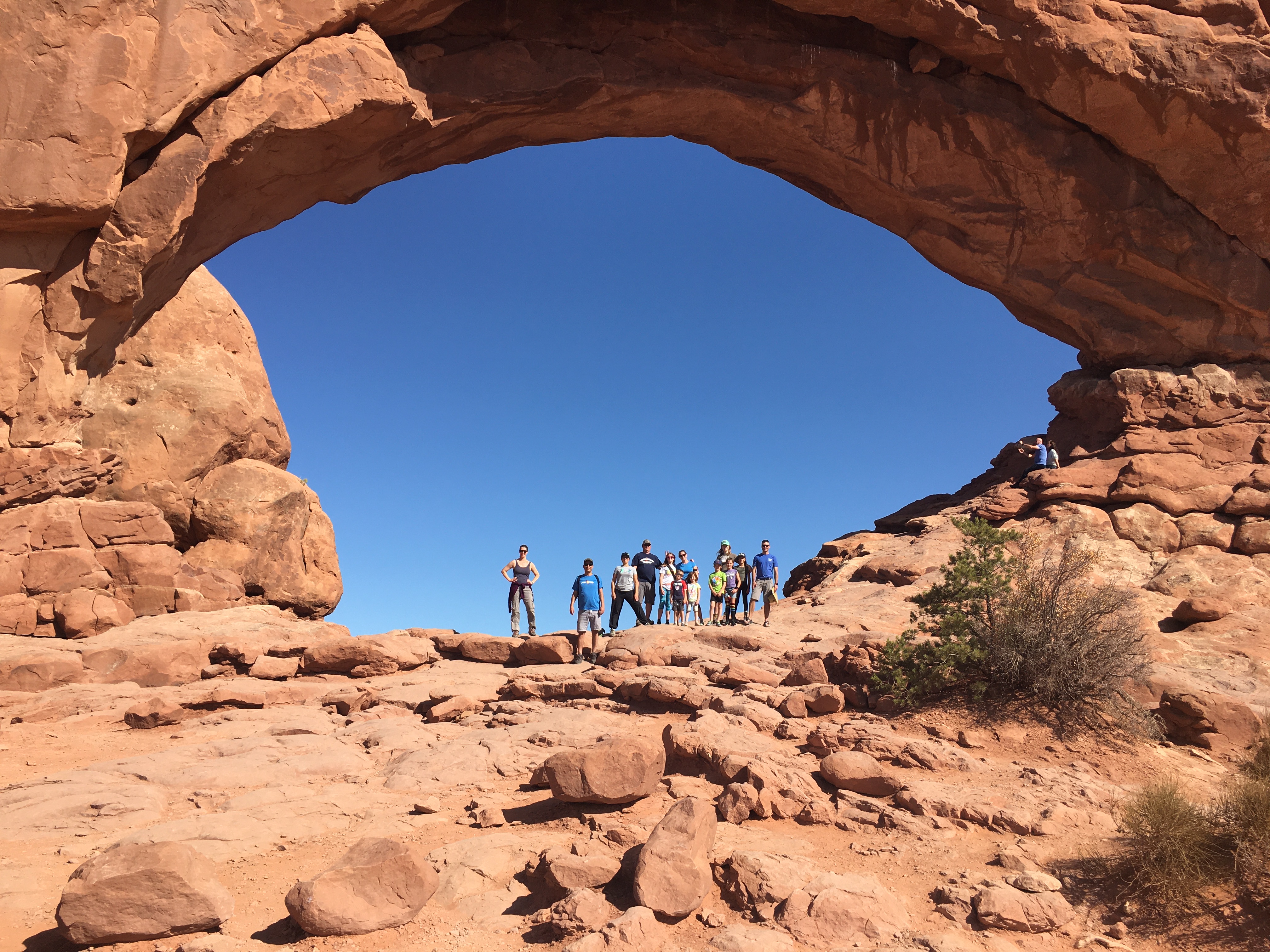 Arches Group Photo Moab